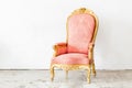 Pink Vintage Chair Royalty Free Stock Photo