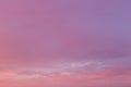 Pink violet blue abstract background. Sunrise, sunset soft sky with clouds texture Royalty Free Stock Photo