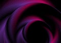 Pink violet blurred glossy circles and radial lines abstract glowing geometric background