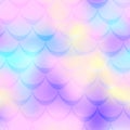 Pink violet mermaid background. Fish scale pattern. Mermaid seamless pattern tile.