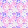 pink-violet seamless pattern with virus or flower image