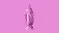 Pink Virgin Mary Mother of Jesus Statue