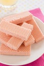 Pink Wafer Biscuits