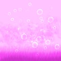 pink wallpaper with pretty bubbles