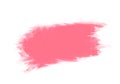 Pink water color graphic color brush strokes patches Royalty Free Stock Photo