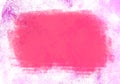 Pink water color graphic color brush strokes patches Royalty Free Stock Photo