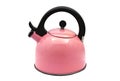 Pink water kettle Royalty Free Stock Photo