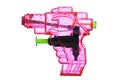 Pink water pistol