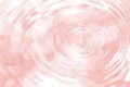 Pink water ripple texture background. 3d rendered rounded ripples on the water. Stylish wallpapers Royalty Free Stock Photo