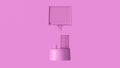 Pink Water Well Covered Simple Royalty Free Stock Photo