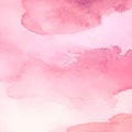 Pink Watercolor Background with Grunge Texture and Soft Brush Strokes ai generated Royalty Free Stock Photo