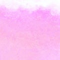 Pink watercolor background painting on paper texture, baby hot pink with soft pastel rose