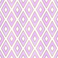 Pink Watercolor Gold Rhombus Geometric Seamless Pattern Royalty Free Stock Photo