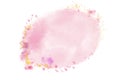 Pink watercolor hand drawn backgrounds design. Royalty Free Stock Photo