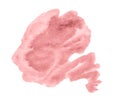 Pink watercolor unique cloud frame - abstract background