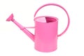 Pink watering-can Royalty Free Stock Photo