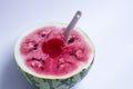 Pink Watermelon Fruit on White Royalty Free Stock Photo