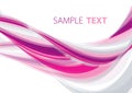 Pink wave Royalty Free Stock Photo