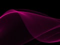 Pink wave light abstract of black background Royalty Free Stock Photo