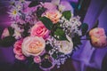 Pink Wedding Flowers Royalty Free Stock Photo