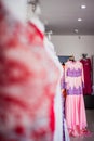 Pink Wedding Gown Royalty Free Stock Photo