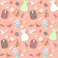 Pink Wedding Pattern