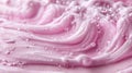 Pink Whipped Cream Foam Texture Background Royalty Free Stock Photo