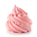 Pink whipped cream