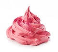 Pink whipped cream