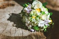 Pink and white bride's bouquet