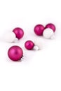 Pink and white christmas decorations