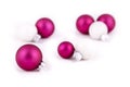 Pink and white decorations