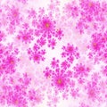 Pink and white floral design wallpaper background