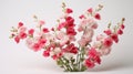 Pink And White Flowers: A Harmonious Blend Of Nature And Artistry