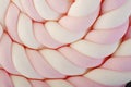 Pink and white marshmallow Royalty Free Stock Photo
