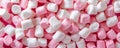 Pink and white marshmallows background, sweet candy texture Royalty Free Stock Photo