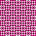 Pink & White Retro Pattern