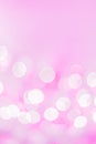 Pink and white tender romantic holiday bokeh background