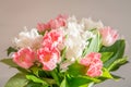 Pink and White roses bouqet Royalty Free Stock Photo