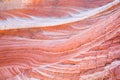 Pink and white sandstone layers