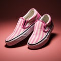 Pink And White Striped Vans Slip Ons: A Stylish And Unique Footwear Choice