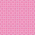 Pink and white tile vector pattern for seamless decoration wallpaper Royalty Free Stock Photo