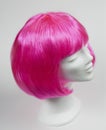 Pink wig Royalty Free Stock Photo