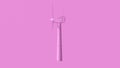 Pink Wind Turbine Simple