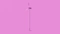 Pink Wind Turbine Simple