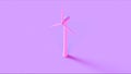 Pink Wind Turbine Simple