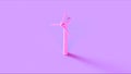 Pink Wind Turbine Simple