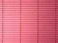 Pink window blinds