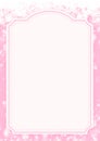 Pink winter holiday paper background