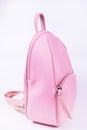 Pink womans Backpack